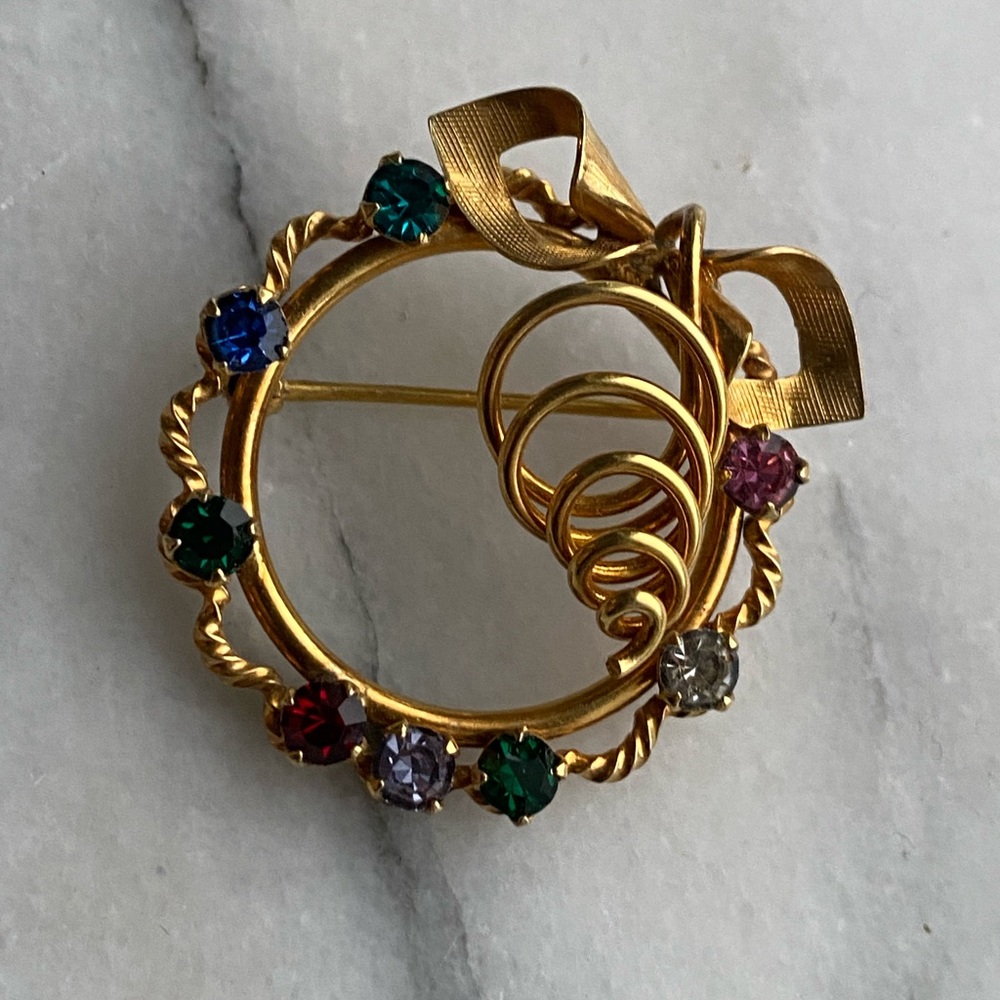 Vintage Gold Filled Brooch